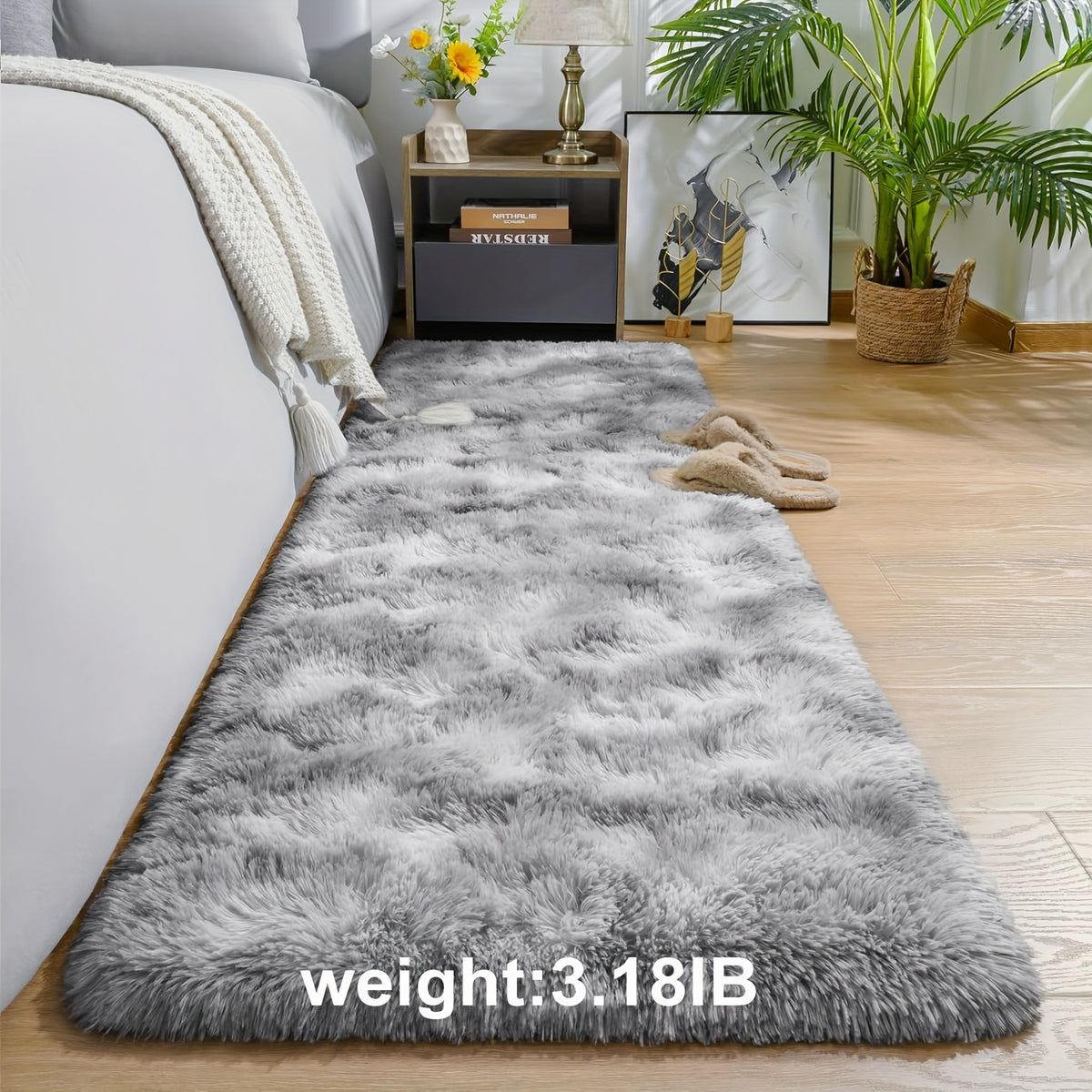 1pc Modern Style Solid Color Tie-dyed Area Rug Mat, Soundproof, Non-slip, Washable Soft And Lightweight, Suitable For Living Room, Bedroom, Can Be Used As A Graduation Season Valentine'S Day New Year Christmas Gift, Home Decoration Room Decoration.