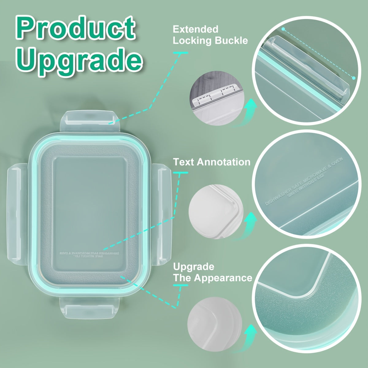 16pcs (8 Lids And 8 Containers) Sealed Glass Food Storage Containers, Lunch Boxes, Microwave Ovens, Ovens - Perfect for Salads, Fruits, Vegetables, And Sandwiches, Lunch Boxes | Sealed Storage | Durable Glass, Food Storage Containers
