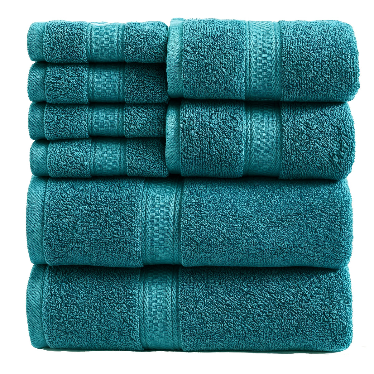 UToPantica 16pcs/8pcs Luxurious Soft Towel Set | 2/4 Bath Towels, 2/4 Hand Towels, 4/8 Washcloths Luxurious, Soft, Skin Friendly, Good Water Absorption, Quick Drying, Thickened Bathing Towel, Suitable For Home, Hotel, Travel, Fitness, Beauty SPA