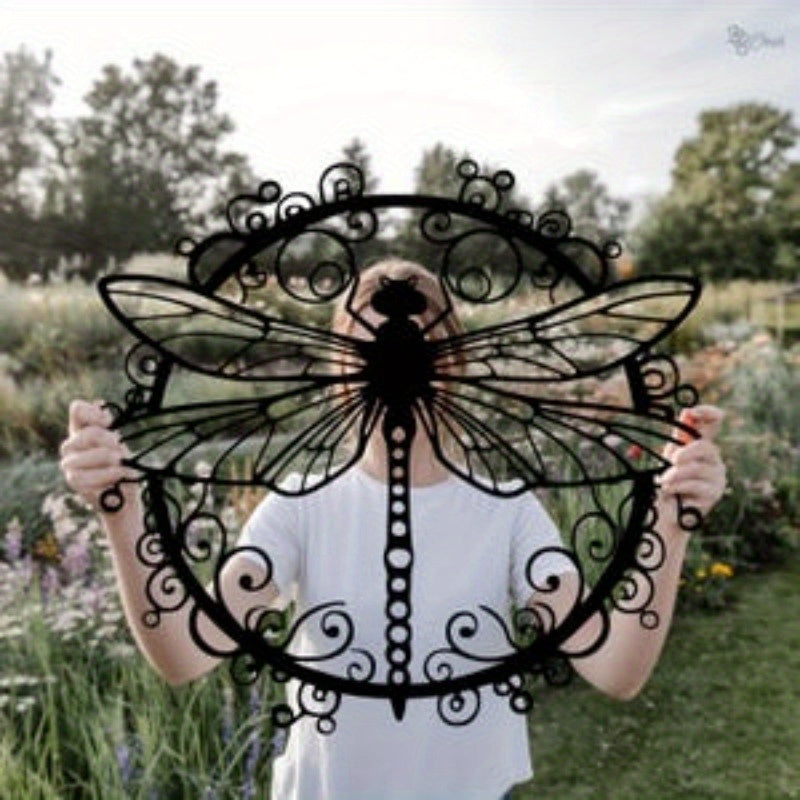Metal Dragonfly Wall Art – Elegant Hollow Design, Ideal for New House, Wedding, Mother'S Day, Christmas Gift – Durable Metal Material, Suitable for Living Room, Bedroom, Office – Perfect Gift for Mom, Wife, Or Home Enthusiasts