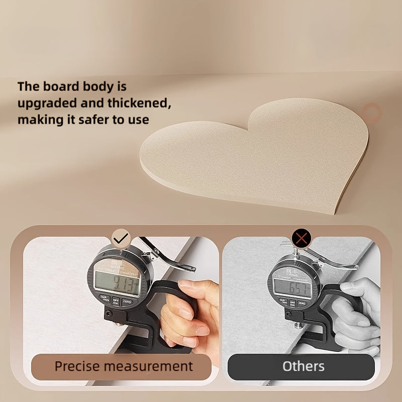 [Heart-Shaped Felt Memory Board/Photo Frame ] 25 * 19.5inches I Photo Wall with Message Zone | Instagrammable Home Decor & Sentimental Gift for Love//Travel Memories [ Please Note If The Size Is Applicable ]