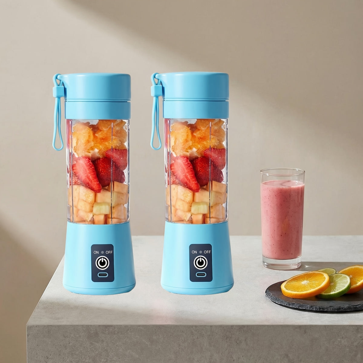 A Compact Electric Blender for Juices, Coffee, Milkshakes, And Smoothies. It's Rechargeable And Easy to Carry, Perfect for Outdoor Activities And As A Camping Gift 1PCSsingle Cup Low Power/2pcs