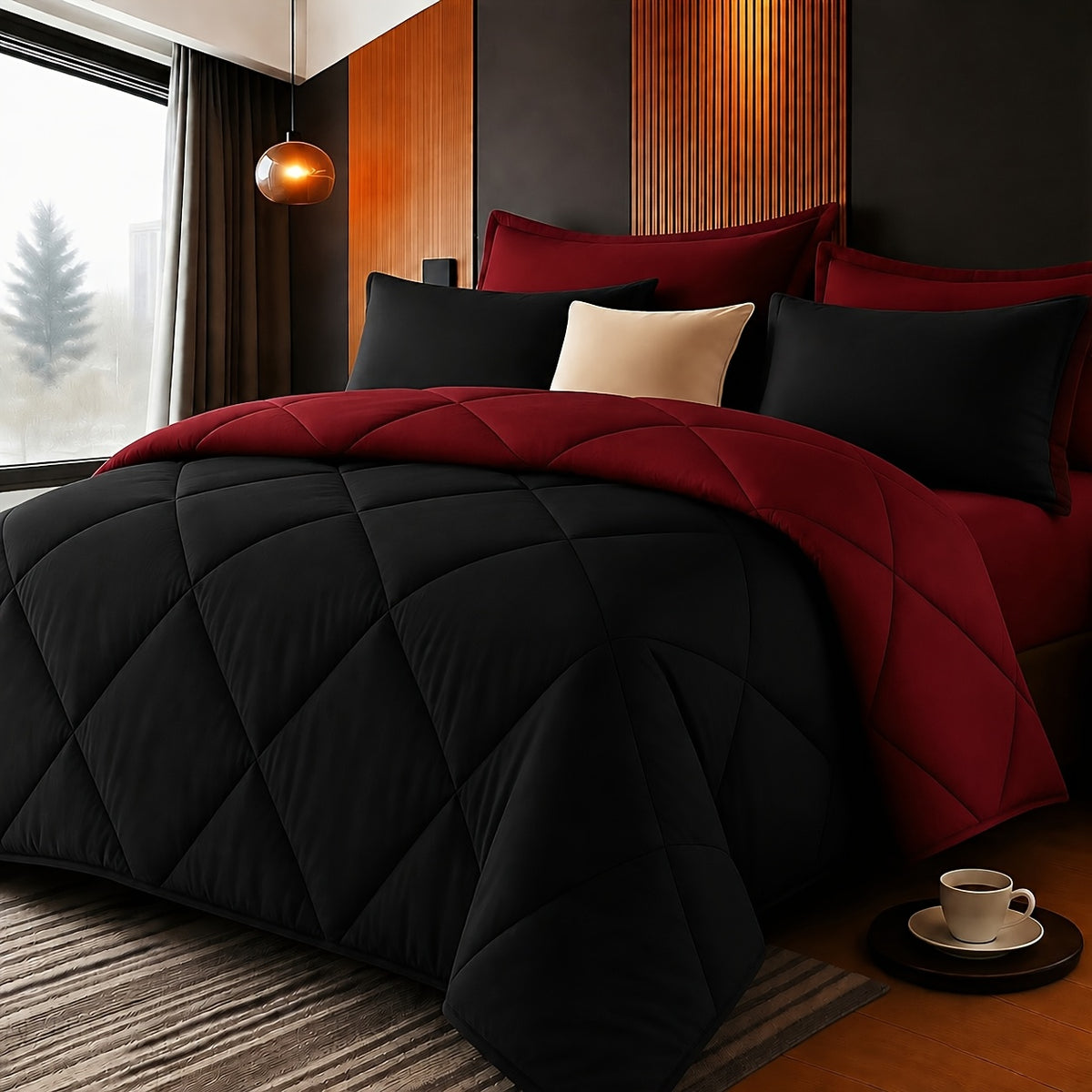 2/3pcs Solid Color Diamond Pattern Large & Extra-Large Bed Sheet Sets Soft Comfortable And Ultra-fine Fiber Filled Lightweight Fabric Breathable Quilt Easy to Take Care Of Equipped with Quilts And Pillowcases Luxurious Quality & Ideal Gift