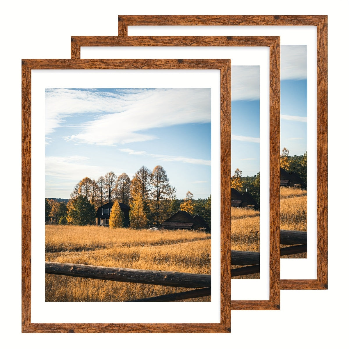3pcs/Set of 12X16In Decorative Photo Frames in Various Colors, Suitable for Hanging in The Hallway Or on The Wall of The Living Room, Or As Gifts for Friends And Family, Photo Frames for Wall