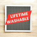 Reusable Furnace Filter with Washable Framed Design, 1 Inch Size Options for Compatible HVAC Systems and Routine Home or Workplace Maintenance