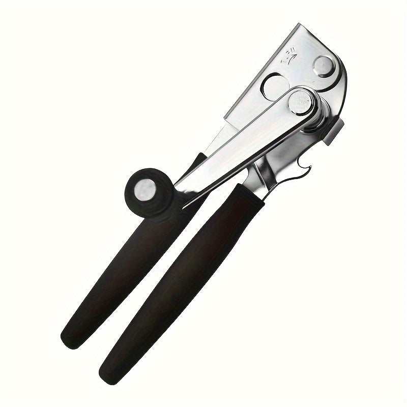 1pc, Manual Can Opener, Heavy-Duty Can Opener, Metal Structure with Extra Long Comfortable Handle, Easy-to-Use for large Knob, Suitable for Large Cans, for large Handheld Design