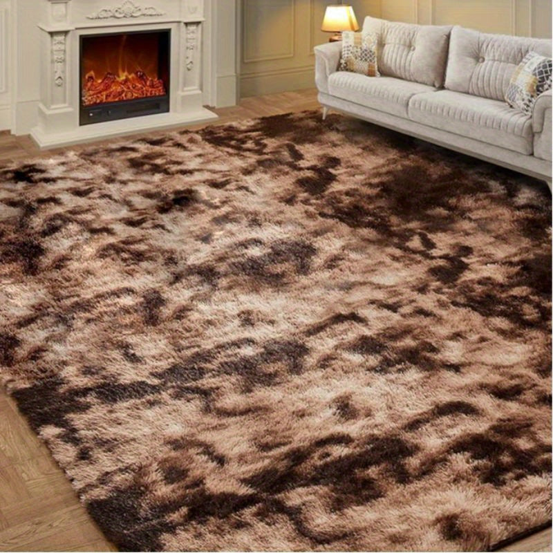 Fluffy 6x9 Area Rugs for Living Room, Large Living Room Carpet, Big Shaggy Rugs for Bedroom, Thick Fuzzy Dorm Rug, Soft Indoor Floor Rug for Room Decor Aesthetic, Christmas decoration home gifts