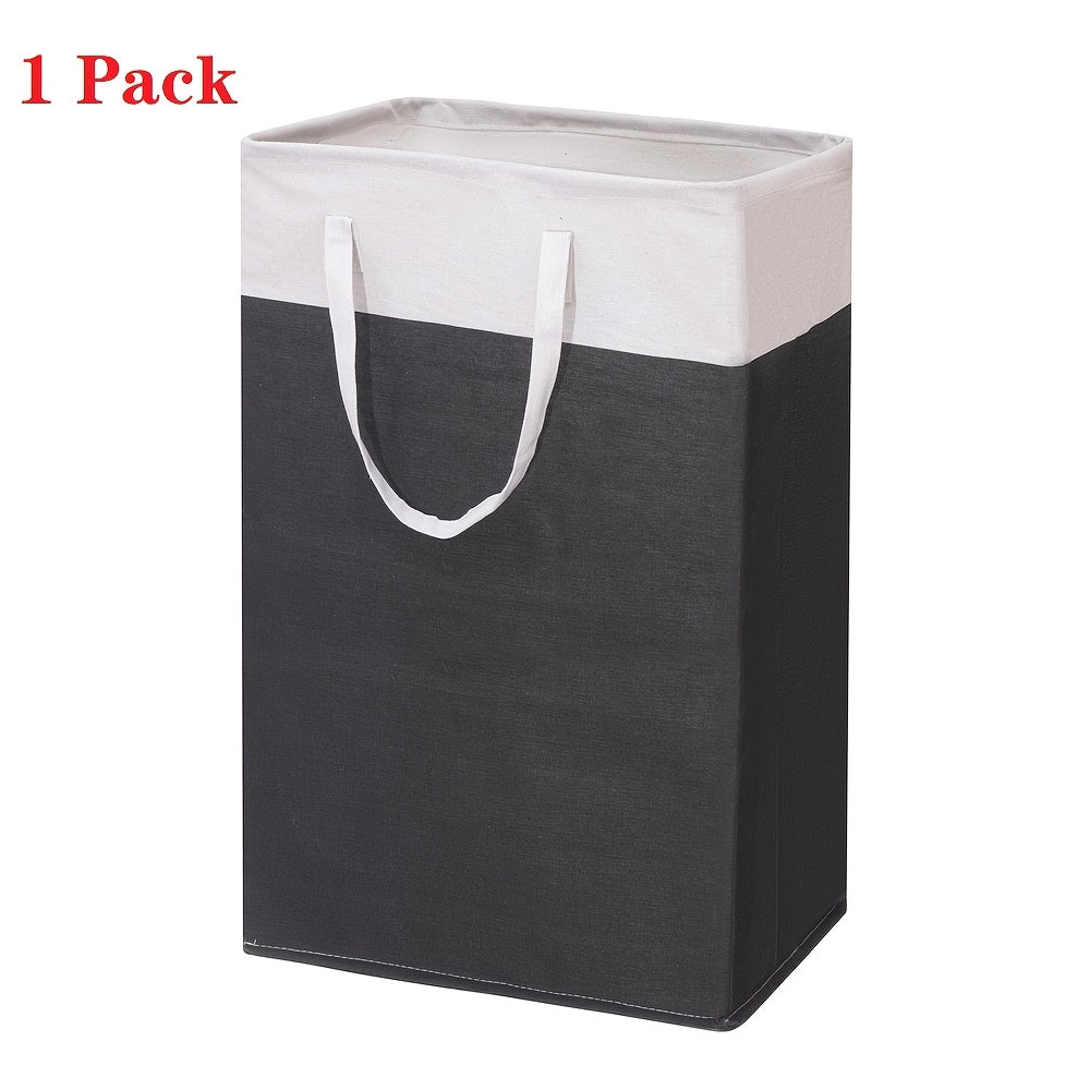 Laundry Basket with Lid, 22.45gal Large Deluxe Laundry Baskets - Collapsible Foldable Laundry Hamper Big Storage Basket Bin for Clothes Washing Bedroom Organizer Toy Collection (Black)