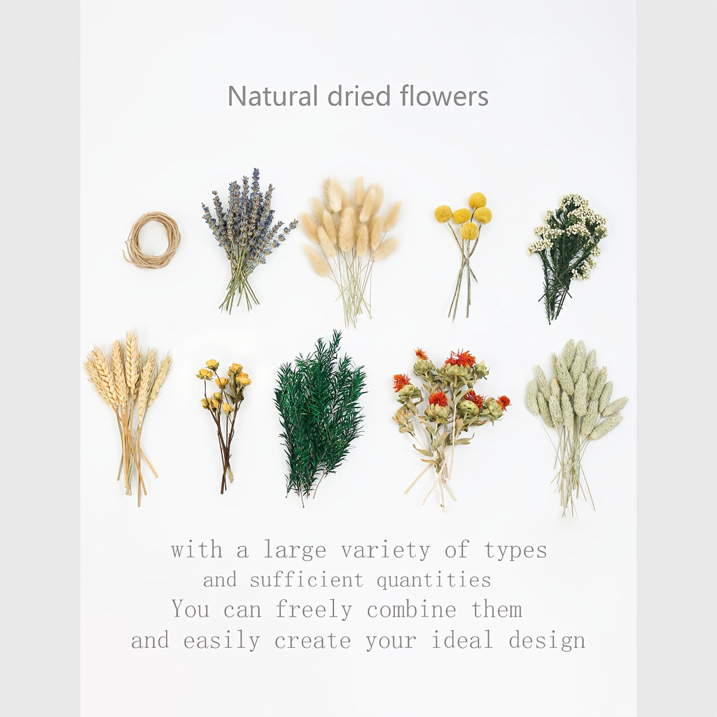Dried Flower Bouquet with Pampas Grass - Bohemian Wedding Centerpieces, Dried Cake Flowers & Boutonnieres for Groom/Best for Man - Low Maintenance Wedding, & Decor - -Lasting Botanical Arrangement