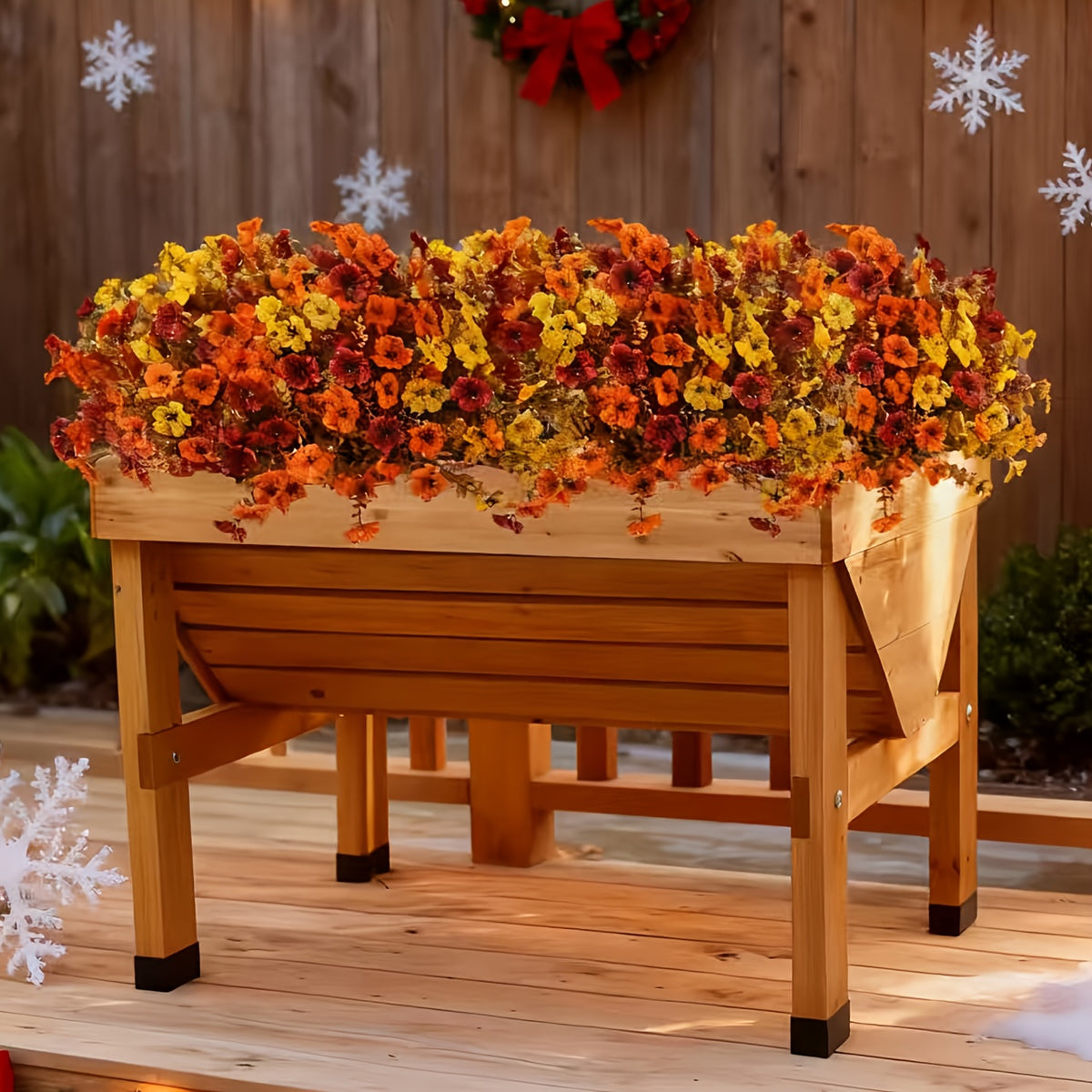 10pcs Fall Artificial Flowers Mixed Color Autumn Floral Stems for Home Decor Thanksgiving Table Centerpiece Vase Decoration