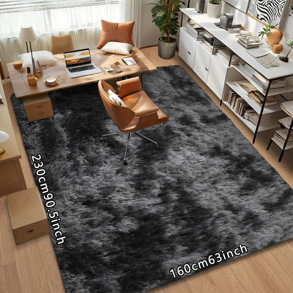 1 Ultra Soft Plush Tie Dye Rug - Thick, Fluffy And Durable Living Room, Bedroom Area Rug - Easy Care, Portable, Perfect For Sofas, Coffee Tables And Home Decor - Christmas, Halloween, Thanksgiving, Black Friday Gift