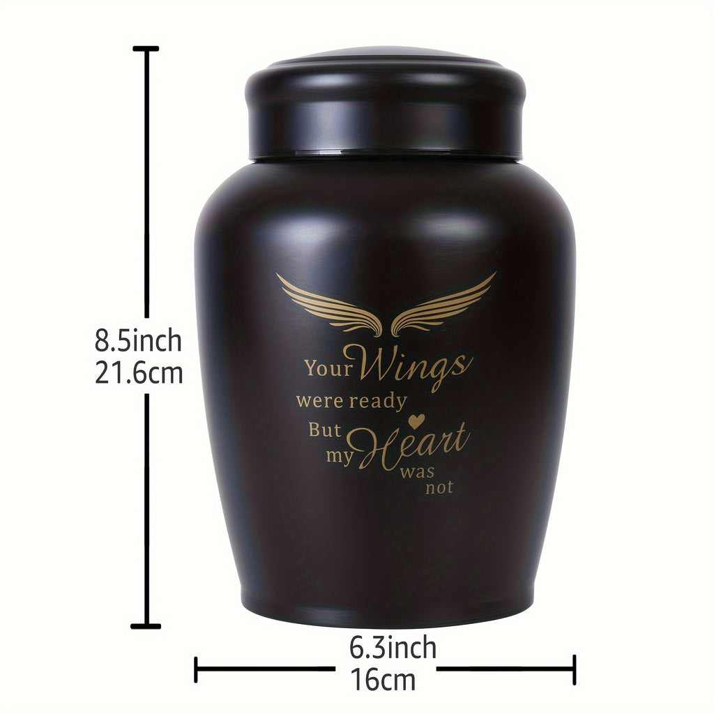 8.5" Large Urns For Human Ashes Adult Male Female, Cremation Urn Human Ashes For Men Women, Burial Urns For Cremated Remains, Holds Up To 180 LBS