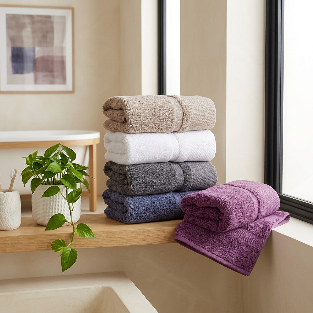 100% Cotton Towels Ultra Absorbent Soft Towel Hand Bath Thick Towel Bathroom Gym