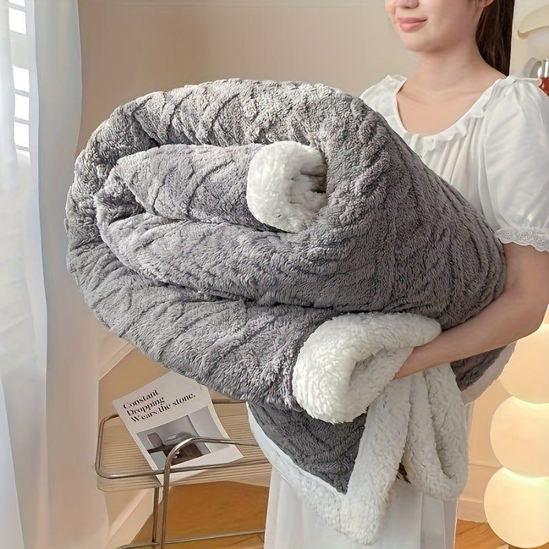 Double Sided Taffeta Blanket, Soft Machine Washable All Season Cover for Sleeping, Sofa Lounging and Air Conditioned Rooms in Three Size Options
