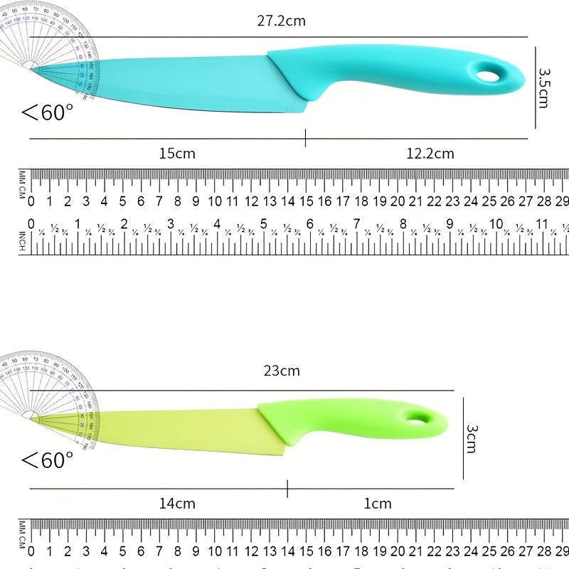 4pcs Ultra Sharp Kitchen Knives | 3 Inch Peeling Knife, Fruit and Vegetable Knife, German Steel Blade, PP Plastic Handle