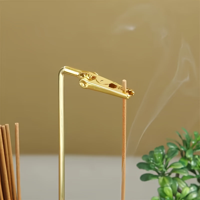 2-in-1 Glass Incense Burner with Removable Ash Collector and Candle Holder- Suitable for Meditation, Yoga, Tea Spaces, and Home Decor- A Practical Tool for Relaxation and Spiritual Practice