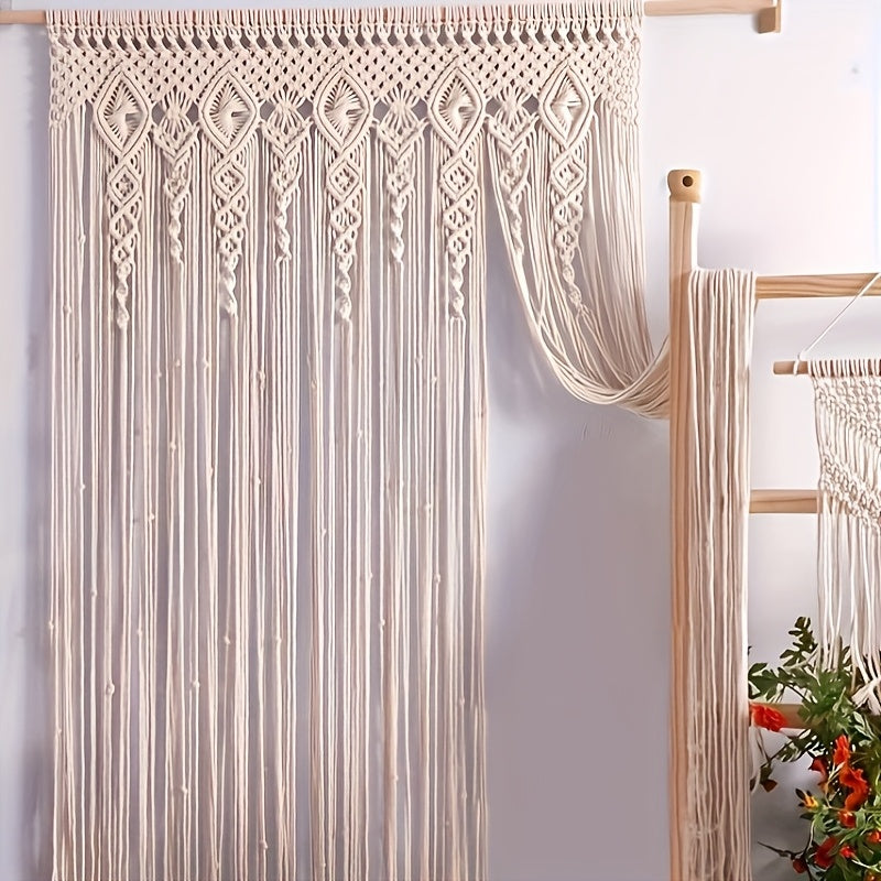 1pc Large Bohemian Tapestry Wall Hanging - Vertical Wall Decor Suitable for Weddings, Bedrooms, Living Room, Bohemian Patterns for Vertical Wall Decoration, Vertical Hanging for Narrow Spaces, Modern