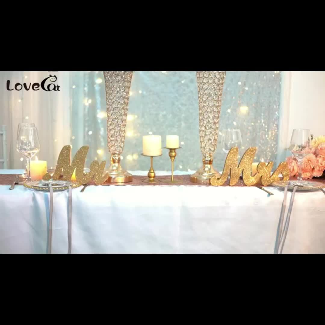 Two Crystal Vases, Standing 20 Inches Tall, Perfect for Centerpieces on Dining Tables, Wedding Celebrations, Birthdays, And Home Decoration