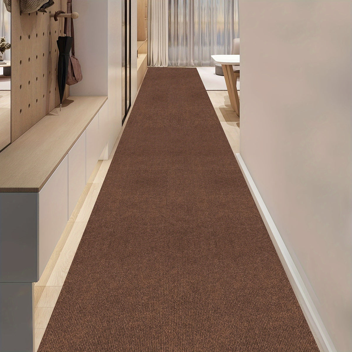 Area Rugs, Hallway Runners, and Non-slip Carpet Runners. Suitable for Bedside Rugs, Kitchens, Bedrooms, Living Rooms, Dining Rooms, Entrances, and Hallways. Ideal for Hardwood Floors. 4mm Thick Christmas Home Decoration Mats, Self-adhesive Non-slip