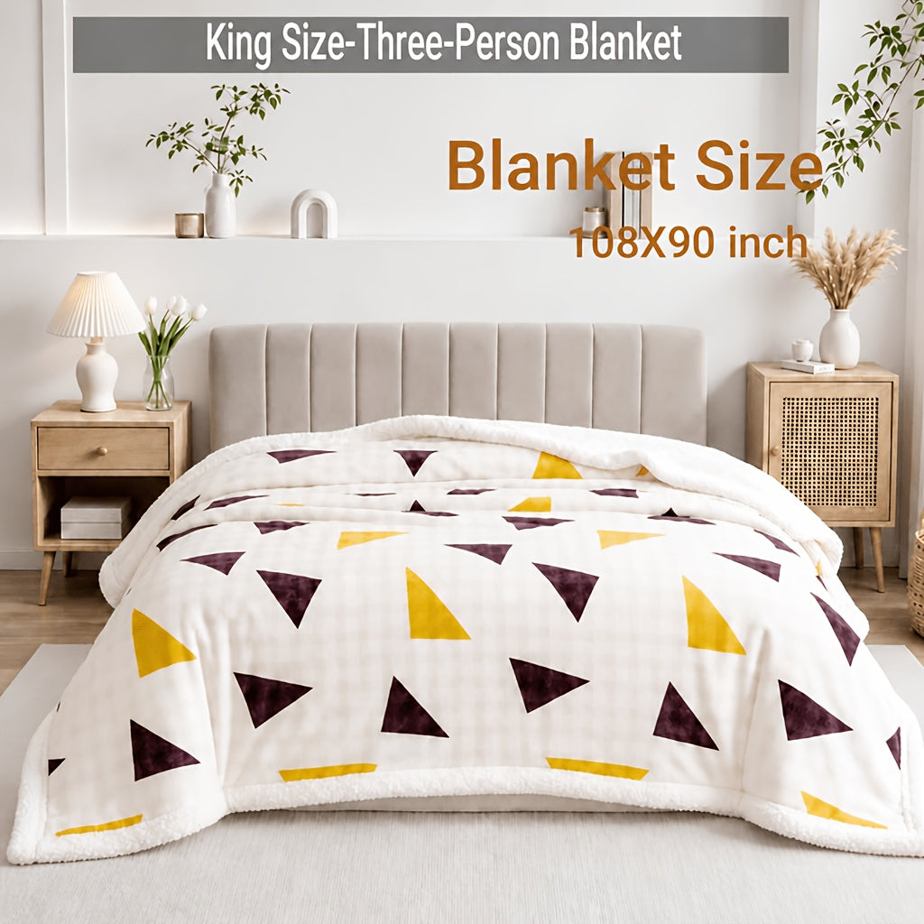 Heavyweight Bed Blanket, High Quality Luxury Fall Blankets, Machine Washable King Size Blanket, Gravity Blanket For Sofa Cover, Blanket For Sofa, Dormitory And Bedroom Cozy Bedding, Fall Room And Bedroom Decor, Halloween Gifts
