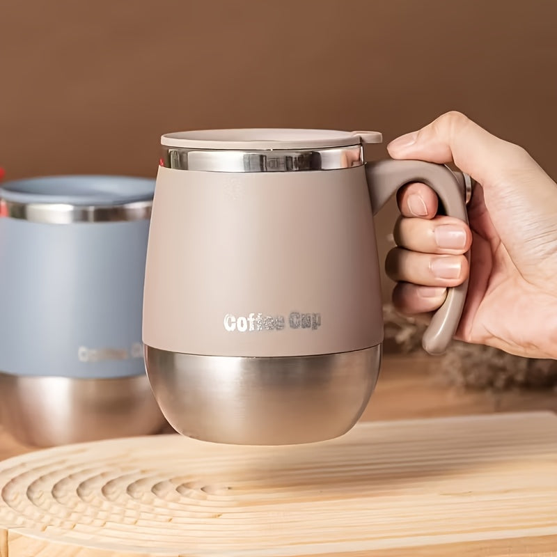 Insulated Double-Wall Mug for Both Hot And Cold Beverages - 16.91Oz Stainless Steel Vacuum-Sealed Coffee Cup with Cover - Perfect Present for Home, Outdoor Adventures, Camping, Birthdays, And Holidays (Thanksgiving, Christmas), Halloween