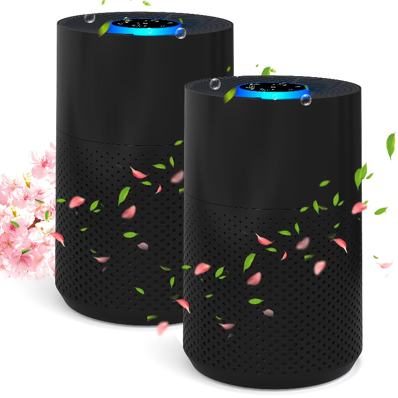 Air Purifier for Home Allergies Pets Hair In Bedroom, 3-in-1 Filter Sleep Mode, Remove Dust Smoke Pollutants Odor, White Air Purifier for Home Bedroom with H13 True HEPA Filter for Smoke, Smokers, Dust, Odors, Pollen, Pet Dander