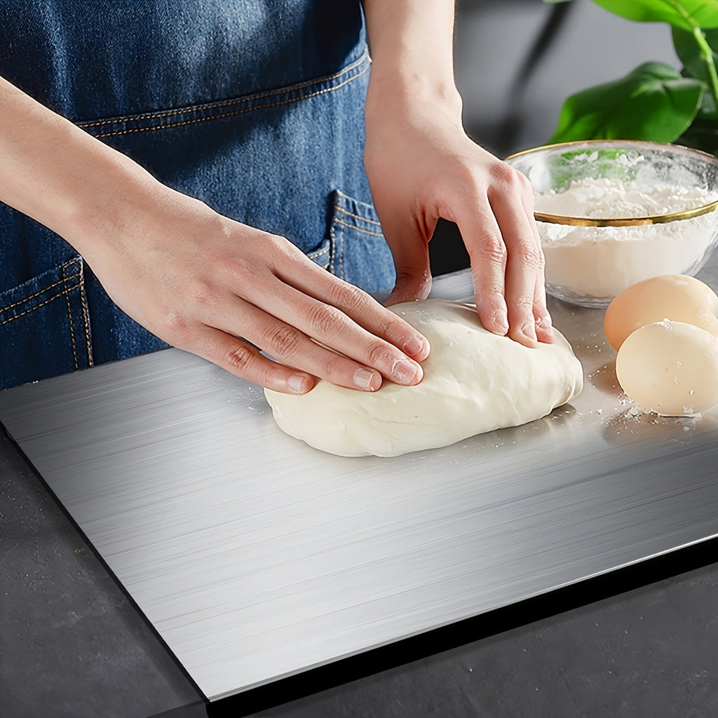 304 Stainless Steel Cutting Board Butcher Block Household Rolling Board Kitchen Supplies