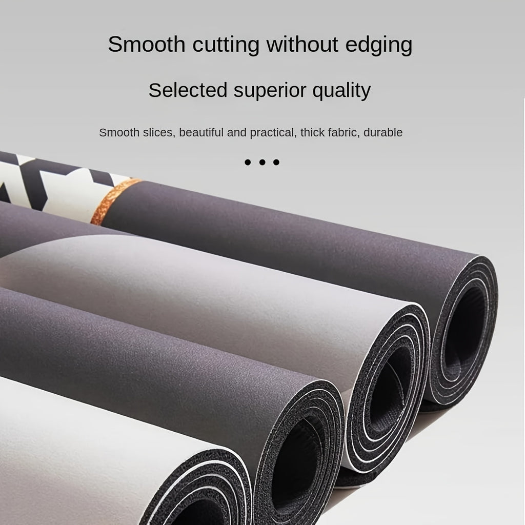 Letter Absorbent Floor Mat, Anti-Slip, Fully Laid Kitchen Floor Mat, Foot Mat, Quick-Drying Diatomaceous Mud Super Large Anti-Fall Floor Mat