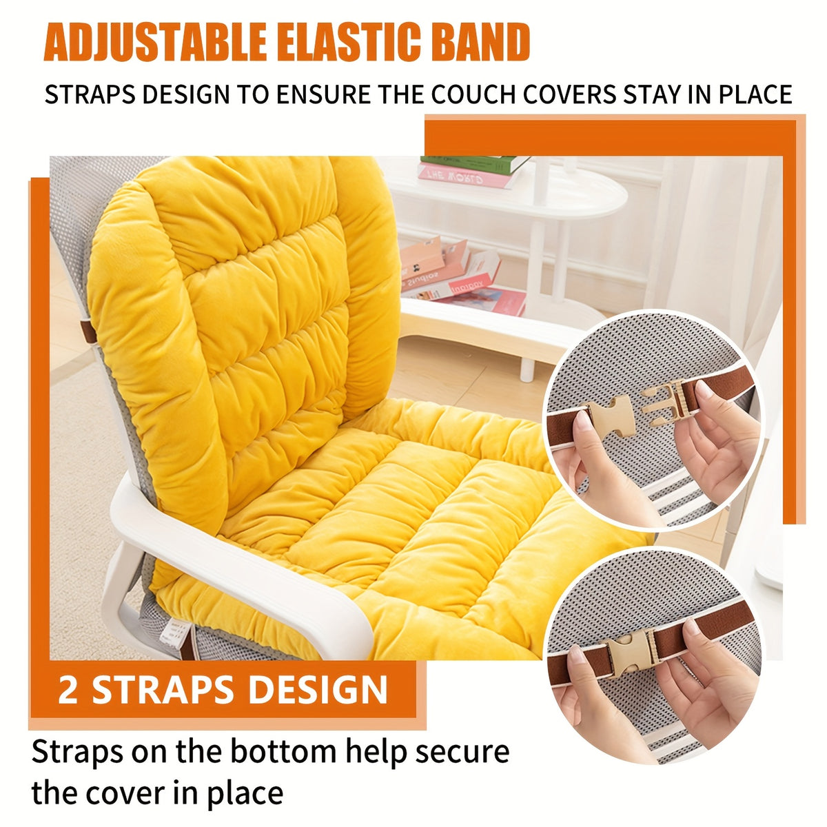 1pc, Thick And Comfortable Cushion, Office Chair Cushion, Lumbar Support And Backrest Cushion for Prolonged Sitting, Multiple Colors Available. Suitable for Daily Use In Offices, Homes, And Living Rooms, A Must-have for Home Decoration