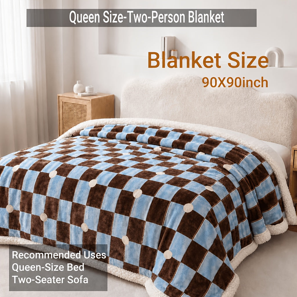 Heavyweight Bed Blanket, High Quality Luxury Fall Blankets, Machine Washable King Size Blanket, Gravity Blanket For Sofa Cover, Blanket For Sofa, Dormitory And Bedroom Cozy Bedding, Fall Room And Bedroom Decor, Halloween Gifts
