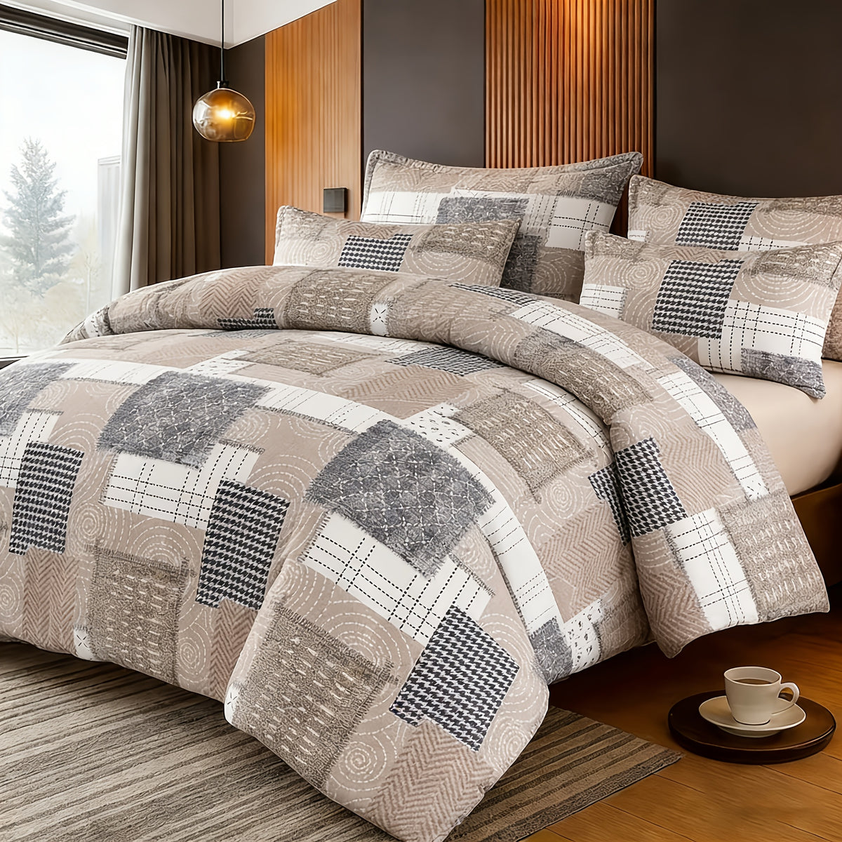 2/3pcs Solid Color Diamond Pattern Large And Extra-Large Bed Set Soft Comfortable And Lightweight Fabric Breathable Quilt Easy to Care Equipped with Quilts And Pillowcases Luxurious Quality And Ideal Gift, Random Color