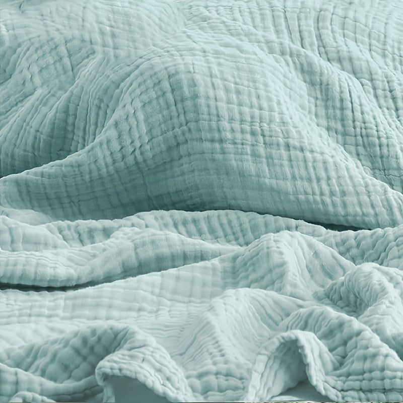 100% Muslin Blankets 6 Layers, Cooling Blanket, Room Decor Blanket, Perfect Holiday Gifts, Breathable & Lightweight, Camping Stuff, Soft Gauze Blanket, Suitable For New Year, Christmas Gifts