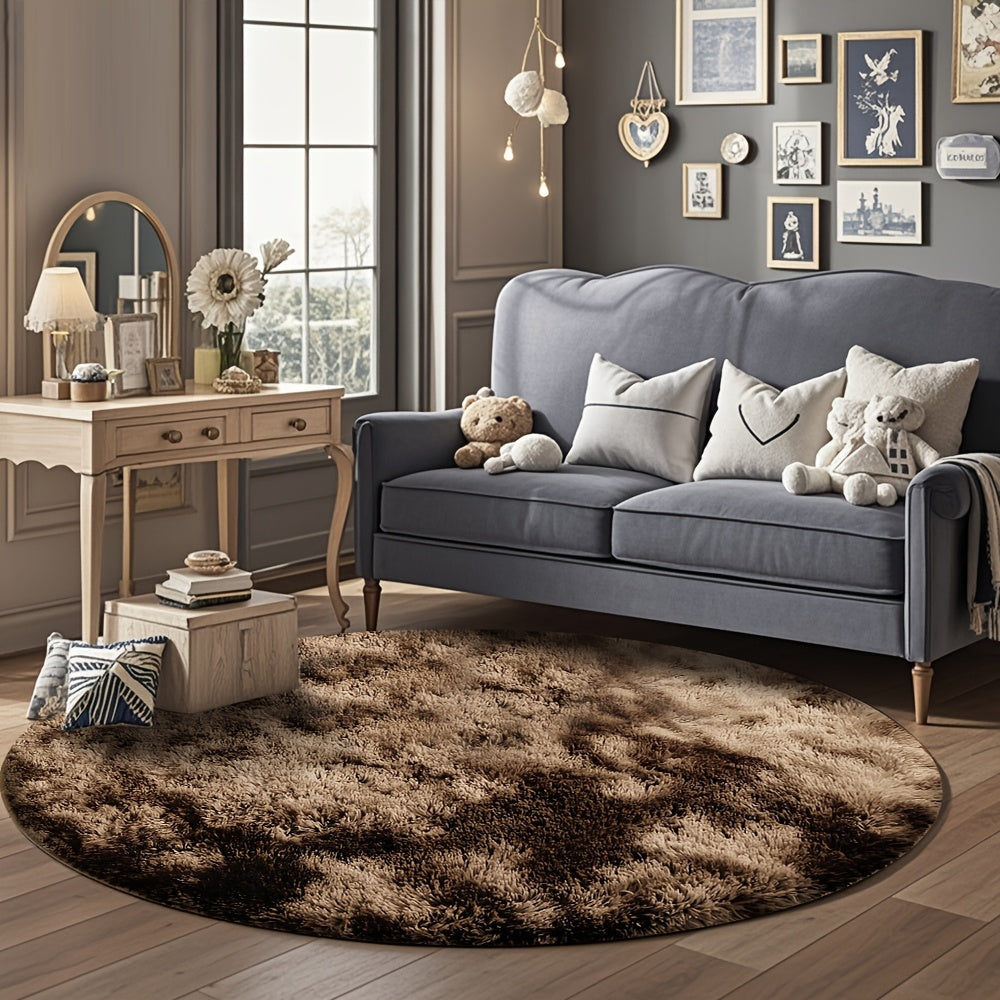 1pc Of Ultra Soft And Thick Fluffy Living Room Carpet, Non Slip, Soft, Comfortable, Fashionable, High-end, Available In Various Sizes And Colors. The Carpet Can Be Used for Bedroom, Dining Room, Living Room, And Office Decoration, Home Decoration