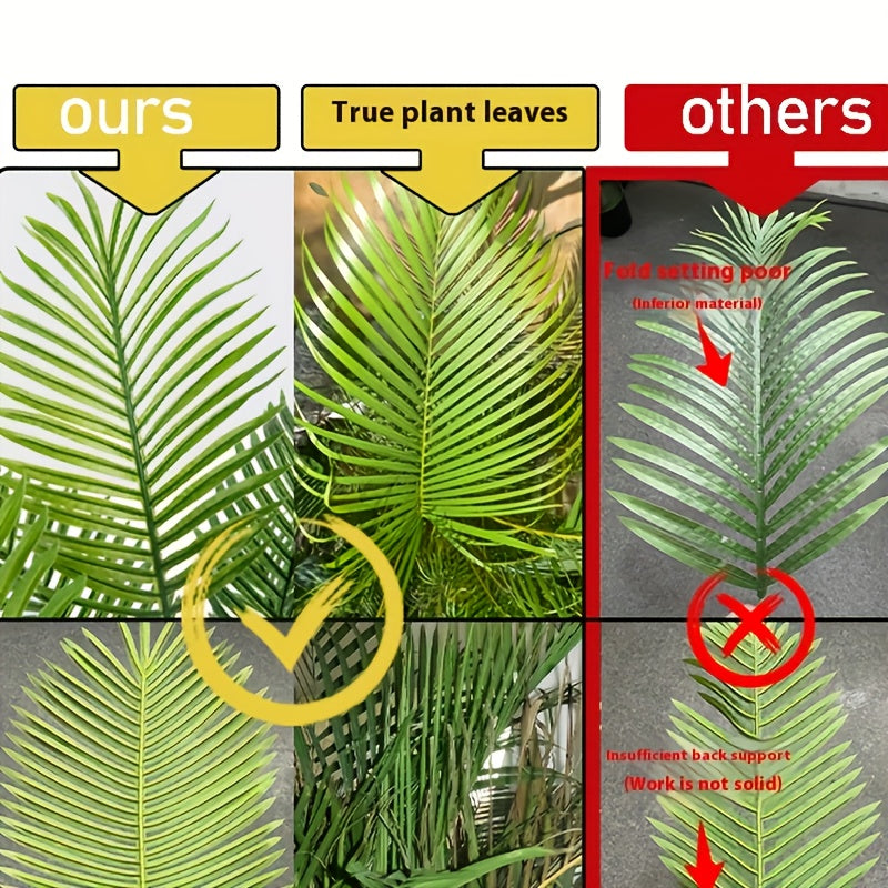 Faux Tropical Palm Tree, 5.9-Foot Artificial Floor Plant with Realistic Leaf Design for Living Room, Home Office, Entryway and Hotel Decor