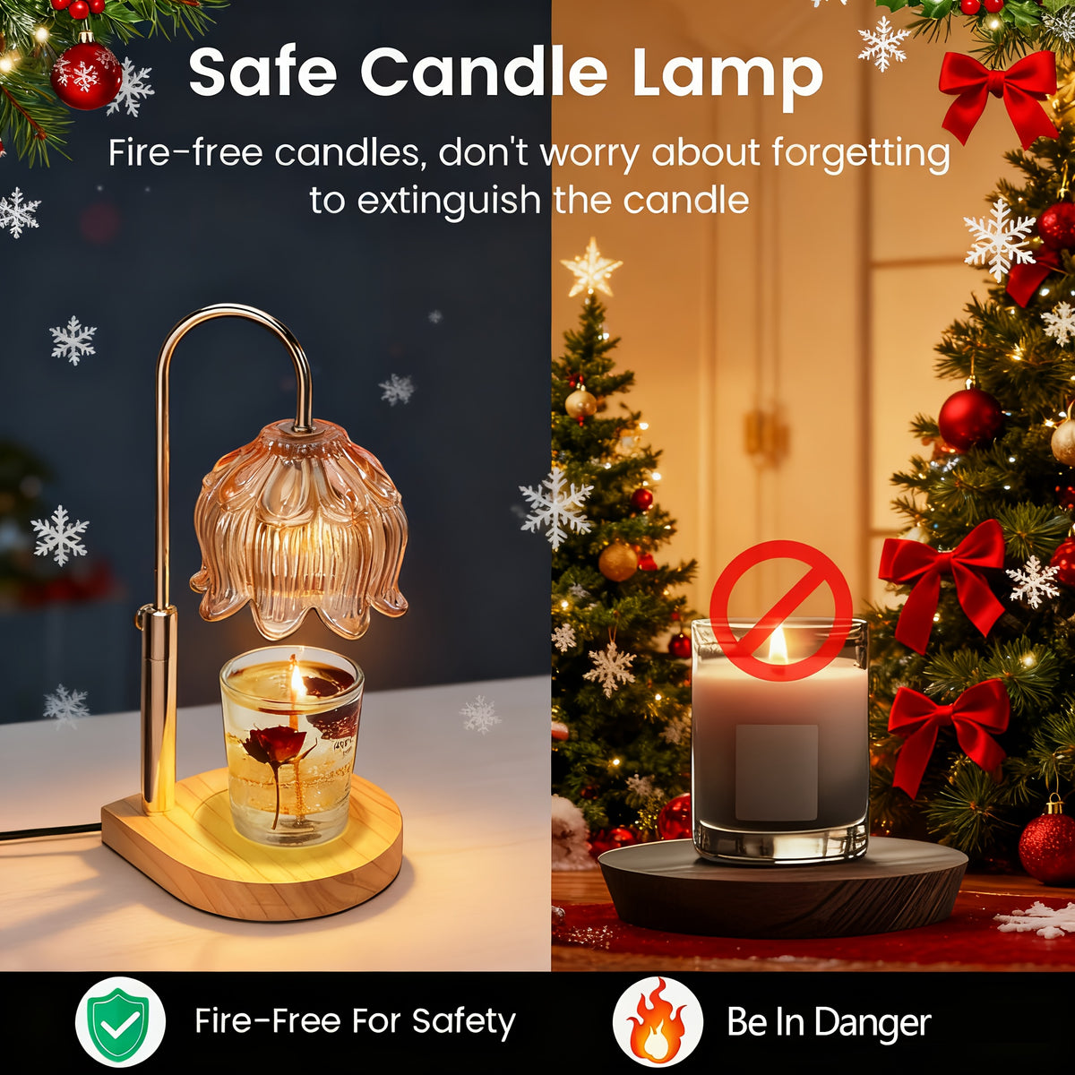 Vintage Iron Candle Warmer Lamp, Height Adjustable Dimmable Tabletop Wax Warming Light with Timer and 120V Plug Power for Home Decor, Bulb Not Included