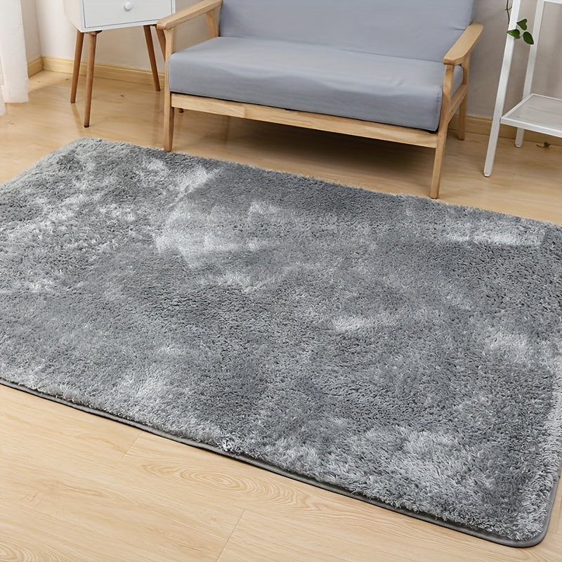 1pc Fluffy Area Rugs For Living Room, Shaggy Plush Rug For Bedroom, Soft Non Slip Floor Carpet For Bedside, Indoor DéCor
