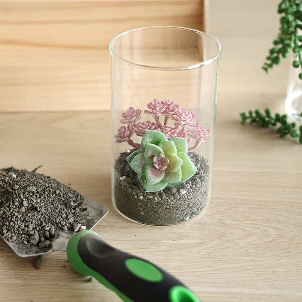 Whonline 12 Pcs Glass Cylinder Vases for Centerpieces, Flower Vases Wedding Decorations, 6 Inch Tall Glass Hurricane Candle Holder for Table Shelf, Floral Vase Bulk for Home Decor