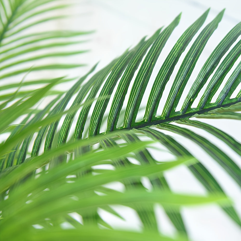 Faux Tropical Palm Tree, 5.9-Foot Artificial Floor Plant with Realistic Leaf Design for Living Room, Home Office, Entryway and Hotel Decor