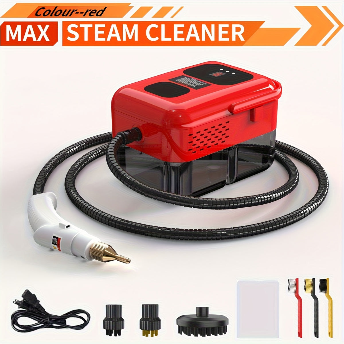 High-pressure Steam Cleaner, Handheld Steam Cleaner for Household Use, Suitable for Kitchen Grease, Sofas, Small Air Conditioners, and Washing Machines