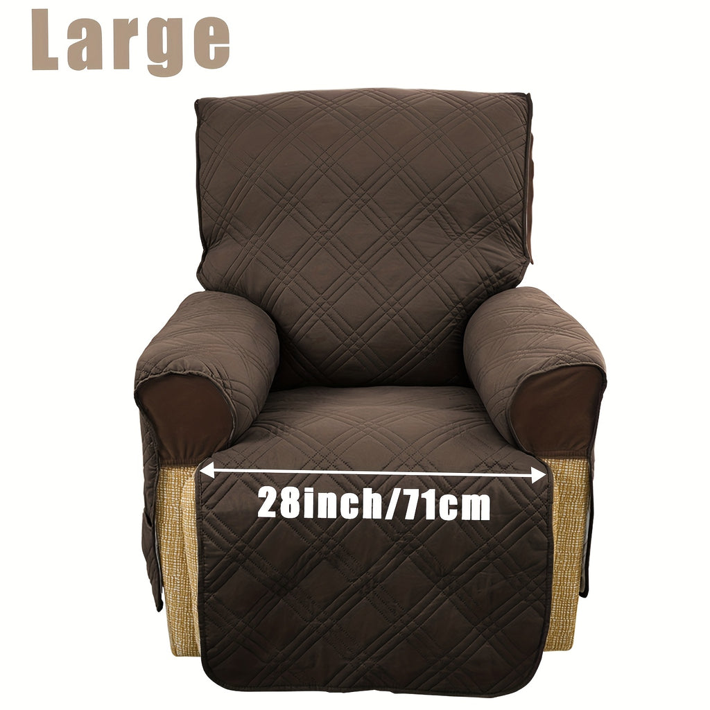 (S/L)1pc All-In-One T-Cushion for Comfort And Style Classic Style Armchair Cover, Double-Sided Anti-Slip Armchair Cover, Elastic Band Closure, Machine Washable, for Comfort And Style, Pet-Friendly, All-Season Use, Halloween, Christmas