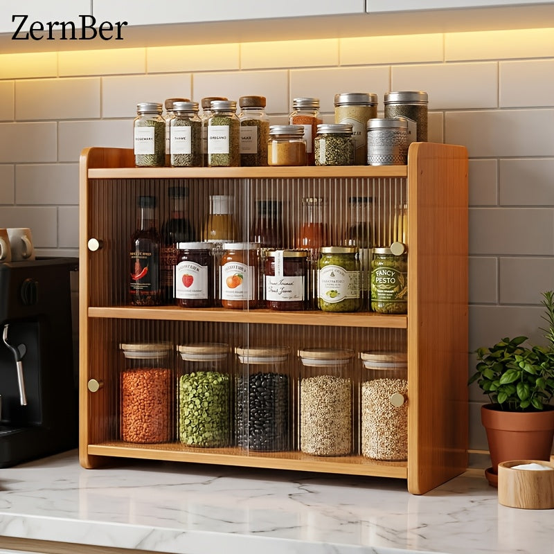 Triangular Design Fits Corner Storage Spaces. Oven Triangle Storage Rack Features Multi-tiered Design for Efficient Organization of Coffee Accessories, Cups, Kitchen Odds and Ends, and More. Countertop Storage., Corner Shelves