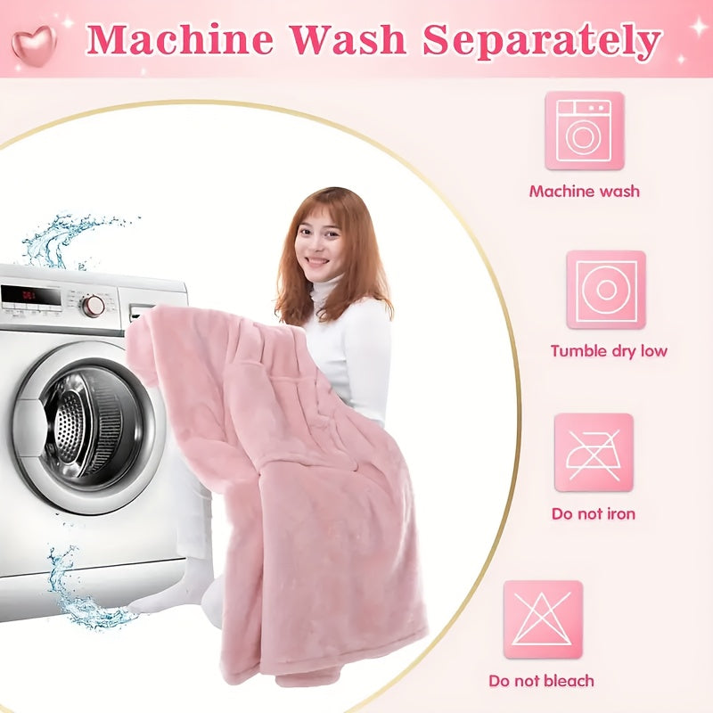 Super Soft Double-sided Blanket, Comfortable Oversized Blanket, Machine Washable, Suitable for Multi-faceted Chair Pads In The Office
