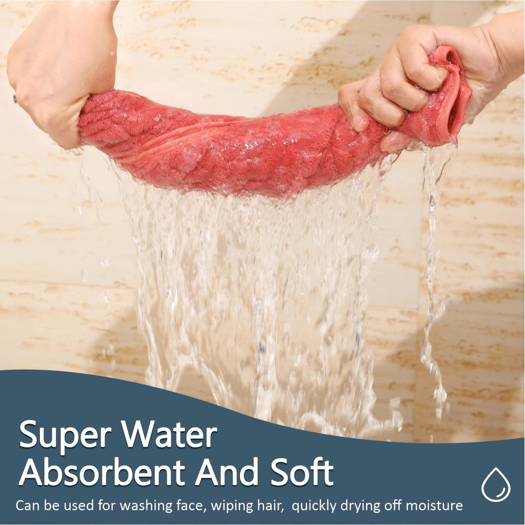 4pcs Hand Towel Set Is Made From Soft, Highly Absorbent Coral Fleece Fabric And Features Quick-drying Technology.ideal for Use At Home, Spas And Hotels, Perfect Gifts for Back to School, Labour Day, Halloween, Thanksgiving, Black Friday, Christmas!