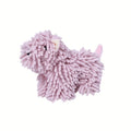 Puppy Shaped Hand Towel, Soft Absorbent Hanging Dog Towel in Pink or Yellow for Bathroom Sinks, Kitchen Hand Drying and Cute Home Accents