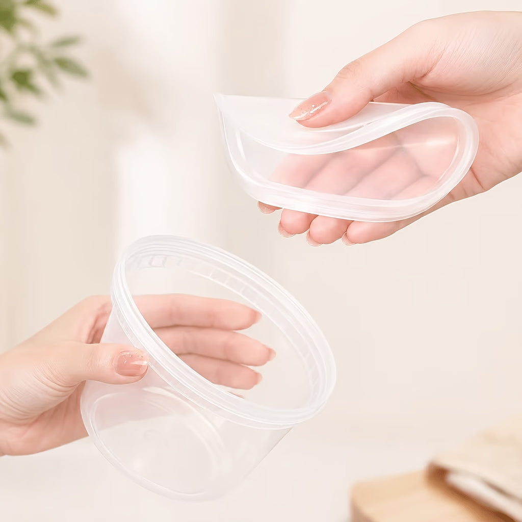 48pcs(24 Containers & 24 Lids) 16oz BPA-Free Durable Leakproof Deli Containers with Lids Set - Microwave & Dishwasher & Freezer Safe Stackable Sealed Fresh Container, Ideal Choice for Takeout Meal Preparation, Ready-to-Eat Packaging Kit