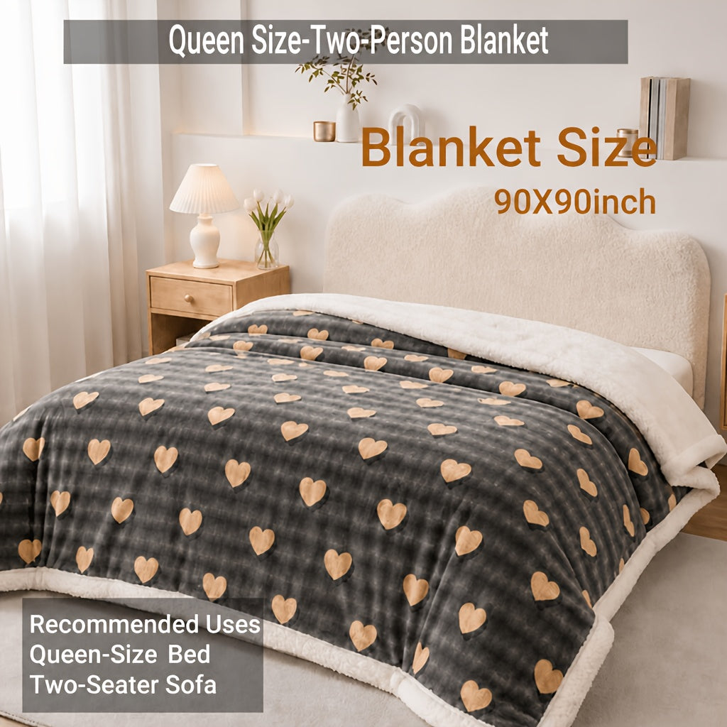 Heavyweight Bed Blanket, High Quality Luxury Fall Blankets, Machine Washable King Size Blanket, Gravity Blanket For Sofa Cover, Blanket For Sofa, Dormitory And Bedroom Cozy Bedding, Fall Room And Bedroom Decor, Halloween Gifts