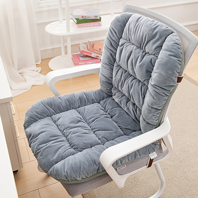 1pc, Thick And Comfortable Cushion, Office Chair Cushion, Lumbar Support And Backrest Cushion for Prolonged Sitting, Multiple Colors Available. Suitable for Daily Use In Offices, Homes, And Living Rooms, A Must-have for Home Decoration
