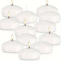 Floating Candles 50 Pack, 2-Inch White Decorative Candles for Wedding Water Centerpieces, Romantic Dinner Tables and Holiday Party Decor