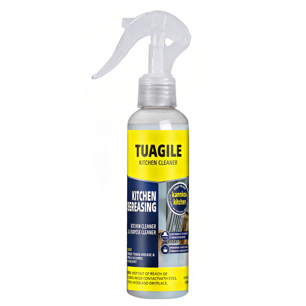 Heavy-Duty Kitchen Grease & Stain Remover Fast-Acting Spray for Stovetops and Walls. Wipes Clean Instantly, Leaving No Sticky Residue. The Ultimate Household Kitchen Grease Buster Versatile Stain Removal for Pots, Pans, and Utensils. Highly Efficie