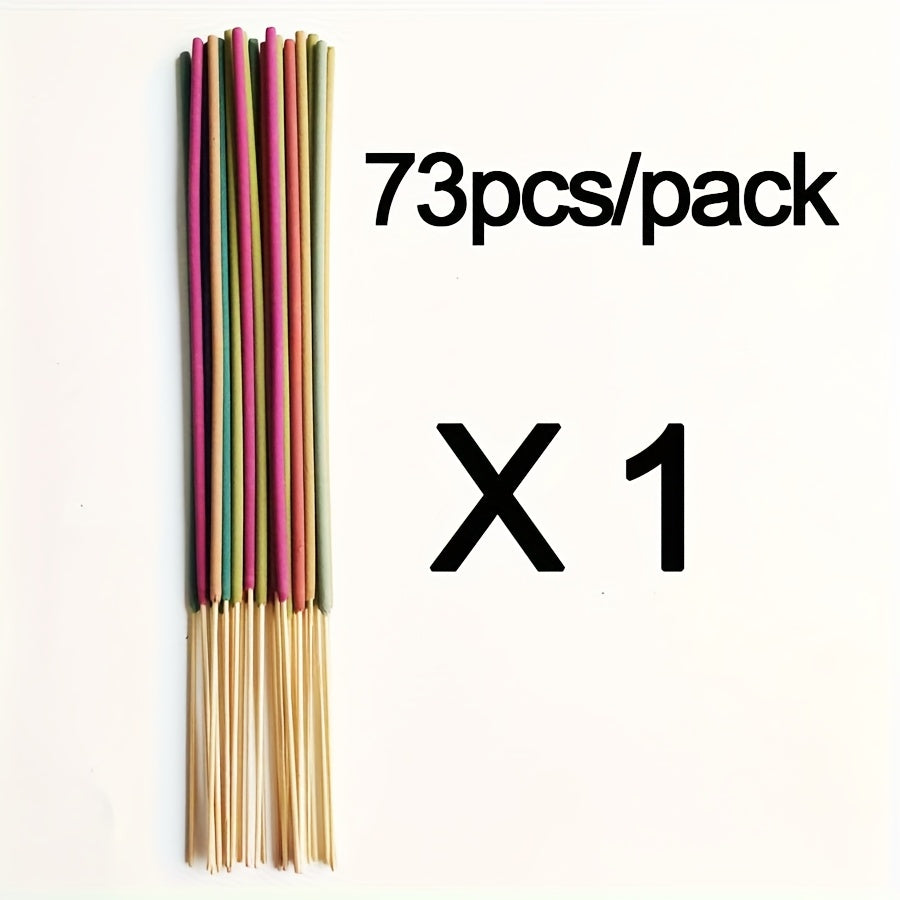 73/ 170pcs Incense Sticks for Home Use, Bamboo Sticks with Various Flavors to Choose from